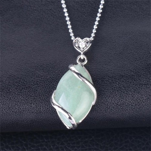 Marquise Crystal Stone Charm Necklace Pendant Marquise Crystal Stone Charm Necklace Pendant