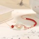925 Silver Dragon Hetian Jade Peace Buckle Necklace 925 Silver Dragon Hetian Jade Peace Buckle Necklace