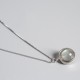 925 Silver Moonstone Love Planet Necklace Pendant 925 Silver Moonstone Love Planet Necklace Pendant