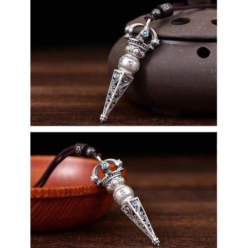 Tibetan Om Mani Padme Hum Wisdom Necklace Tibetan Om Mani Padme Hum Wisdom Necklace