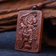 Lightning Struck Jujube Wood PiXiu Coin Pendant Lightning Struck Jujube Wood PiXiu Coin Pendant