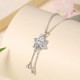 925 Silver Lotus Zircon Enlightenment Necklace 925 Silver Lotus Zircon Enlightenment Necklace