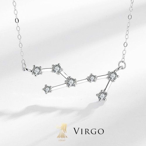 925 Sterling Silver Zodiac 12 Constellations Necklace 925 Sterling Silver Zodiac 12 Constellations Necklace