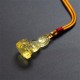 Blue Tathagata Buddha Liuli Crystal Amulet Necklace Blue Tathagata Buddha Liuli Crystal Amulet Necklace