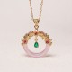Green Chalcedony Peace Strength Necklace Green Chalcedony Peace Strength Necklace
