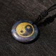 Amethyst Tiger Eye Green Aventurine Yin Yang Necklace Amethyst Tiger Eye Green Aventurine Yin Yang Necklace