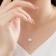 925 Silver Lotus Zircon Enlightenment Necklace 925 Silver Lotus Zircon Enlightenment Necklace