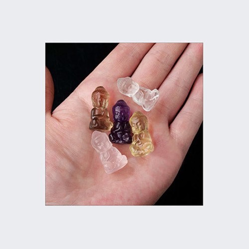Crystal Amethyst Citrine Buddha Spiritual Necklace Pendant Crystal Amethyst Citrine Buddha Spiritual Necklace Pendant