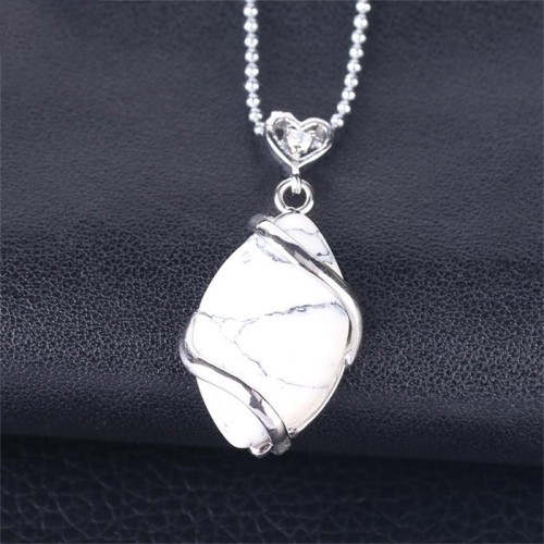 Marquise Crystal Stone Charm Necklace Pendant Marquise Crystal Stone Charm Necklace Pendant