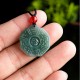 Natural Jade FengShui Bagua Yin Yang Prosperity Necklace Natural Jade FengShui Bagua Yin Yang Prosperity Necklace