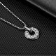 Tibetan Om Mani Padme Hum Peace Buckle Creativity Necklace Tibetan Om Mani Padme Hum Peace Buckle Creativity Necklace