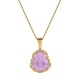 18K Gold Filled Laughing Buddha Jade Luck Necklace 18K Gold Filled Laughing Buddha Jade Luck Necklace