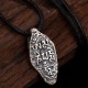 Tibetan 925 Silver Om Mani Padme Hum Necklace Pendant Tibetan 925 Silver Om Mani Padme Hum Necklace Pendant