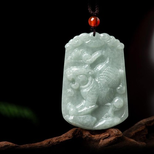 Natural Jade 12 Chinese Zodiac Abundance Amulet Necklace Natural Jade 12 Chinese Zodiac Abundance Amulet Necklace