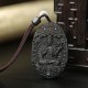 Zodiac Buddha Agarwood Peace Lotus Necklace Pendant