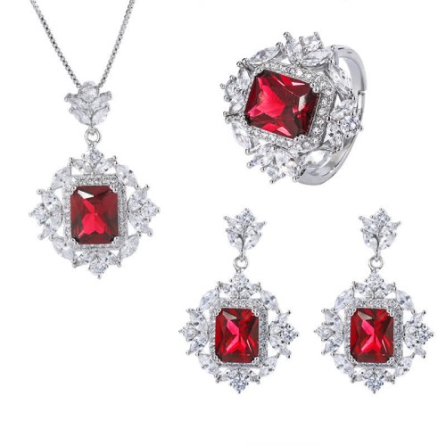 Emerald Red Corundum Confidence Courage Necklace Emerald Red Corundum Confidence Courage Necklace