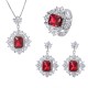 Emerald Red Corundum Confidence Courage Necklace Emerald Red Corundum Confidence Courage Necklace