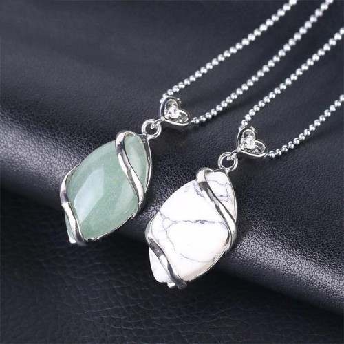 Marquise Crystal Stone Charm Necklace Pendant Marquise Crystal Stone Charm Necklace Pendant