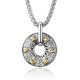 Tibetan Om Mani Padme Hum Peace Buckle Creativity Necklace Tibetan Om Mani Padme Hum Peace Buckle Creativity Necklace