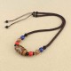 Tibetan Nine-Eye Dzi Bead Protection Necklace Tibetan Nine-Eye Dzi Bead Protection Necklace