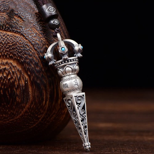 Tibetan Om Mani Padme Hum Wisdom Necklace Tibetan Om Mani Padme Hum Wisdom Necklace