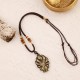 Rainbow Obsidian Nine-Tailed Fox Necklace Pendant