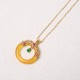 Green Chalcedony Peace Strength Necklace Green Chalcedony Peace Strength Necklace
