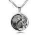 Tiger Dragon Titanium Steel Chain Necklace Tiger Dragon Titanium Steel Chain Necklace