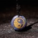 Amethyst Tiger Eye Green Aventurine Yin Yang Necklace Amethyst Tiger Eye Green Aventurine Yin Yang Necklace