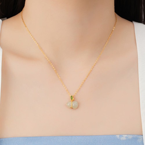 Hetian Jade Gourd Abundance Pendant Hetian Jade Gourd Abundance Pendant
