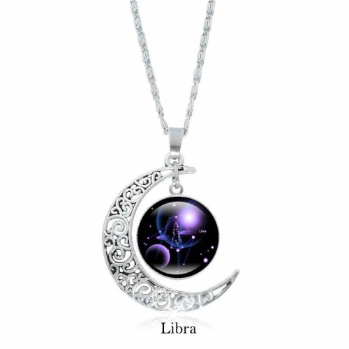 Zodiac Moon Protection Necklace Zodiac Moon Protection Necklace