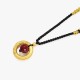 Tiger Eye Cinnabar Bead Protection Pendant