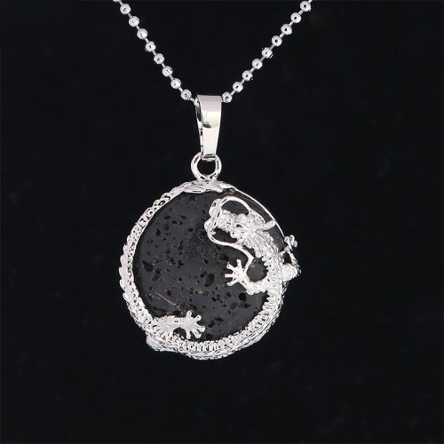 Chinese Dragon Quartz Crystal Healing Necklace Chinese Dragon Quartz Crystal Healing Necklace