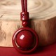Cinnabar Om Mani Padme Hum PiXiu Blessing Necklace Pendant Cinnabar Om Mani Padme Hum PiXiu Blessing Necklace Pendant
