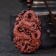 Lightning Struck Jujube Wood Dragon Necklace Lightning Struck Jujube Wood Dragon Necklace