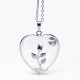 Natural Healing Crystals Heart Pendant Necklace Natural Healing Crystals Heart Pendant Necklace