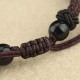 Tibetan Nine-Eye Dzi Bead Protection Necklace Tibetan Nine-Eye Dzi Bead Protection Necklace