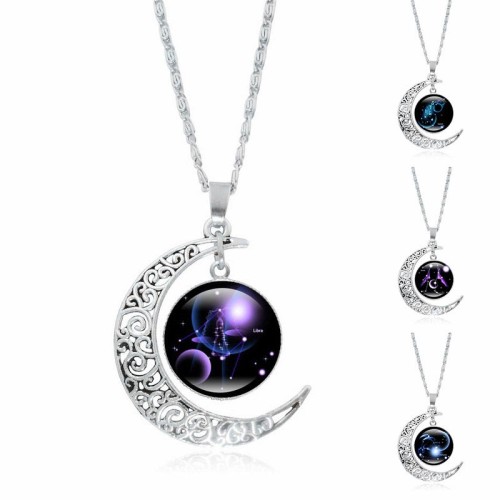 Zodiac Moon Protection Necklace Zodiac Moon Protection Necklace