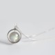 925 Silver Moonstone Love Planet Necklace Pendant 925 Silver Moonstone Love Planet Necklace Pendant