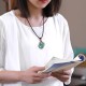 Year of the Rabbit Jade Crescent Moon Necklace Year of the Rabbit Jade Crescent Moon Necklace