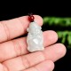 Jade God of Wealth Caishen Ingot Luck Pendant