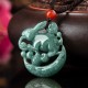 Year of the Rabbit Jade Crescent Moon Necklace Year of the Rabbit Jade Crescent Moon Necklace