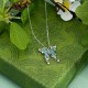 925 Silver Green Jade Butterfly Luck Necklace 925 Silver Green Jade Butterfly Luck Necklace