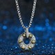 Tibetan Om Mani Padme Hum Peace Buckle Creativity Necklace Tibetan Om Mani Padme Hum Peace Buckle Creativity Necklace