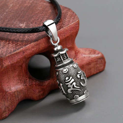 Om Mani Padme Hum Copper Creativity Necklace Pendant