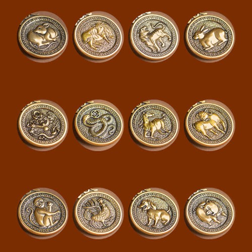 12 Chinese Zodiac Blessing Necklace Pendant 12 Chinese Zodiac Blessing Necklace Pendant