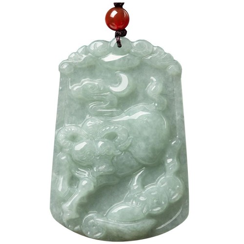 Natural Jade 12 Chinese Zodiac Abundance Amulet Necklace Natural Jade 12 Chinese Zodiac Abundance Amulet Necklace