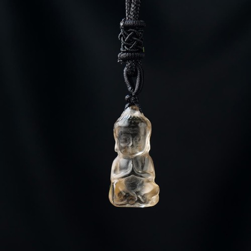 Crystal Amethyst Citrine Buddha Spiritual Necklace Pendant Crystal Amethyst Citrine Buddha Spiritual Necklace Pendant