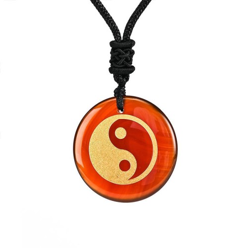 Amethyst Tiger Eye Green Aventurine Yin Yang Necklace Amethyst Tiger Eye Green Aventurine Yin Yang Necklace