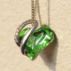 Love Heart Birthstone Healing Energy Necklace Love Heart Birthstone Healing Energy Necklace